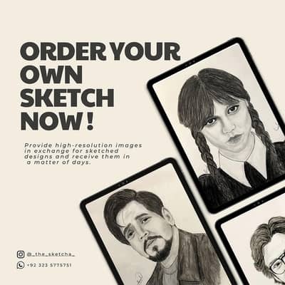 Sketch | Customized Handmade Pencil Sketch