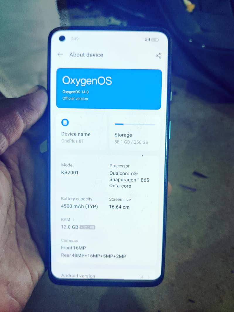 One Plus 8T 3
