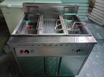 Double Fryer (stain less steel)