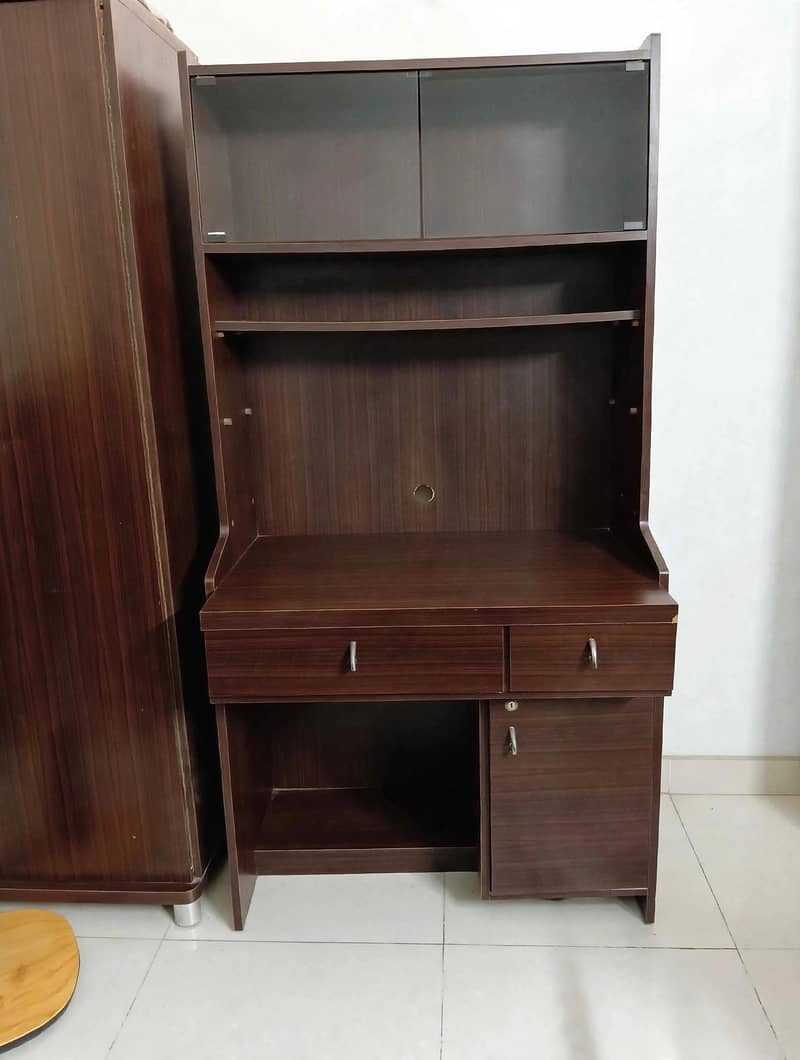 Wooden Computer/Study Table with Cabinet and drawers - Office Tables ...