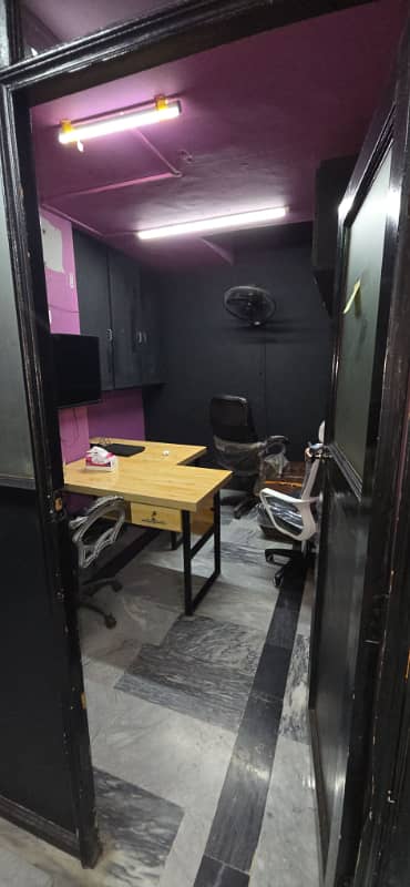 Sami furnished office for rent 1000sqft in shahar e Faisal.
