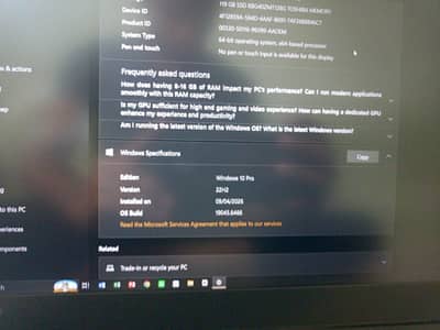 lenovo Thinkpad T470S  i5 7th generation