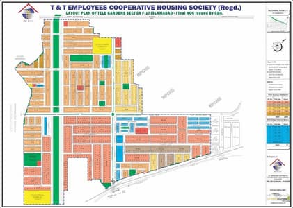 8 MARLA PLOT URGENT FOR SALE T&TECHS F-17 ISLAMABAD ALL FACILITY AVAILABLE CDA PPROVED SECTOR