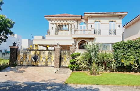 One Kanal Slightly Used Spanish Design Owner Build 6-Bedroom Full Basement Bungalow For Sale At Prime Location Of DHA Lahore Near To Park Masjid & Commercial Market