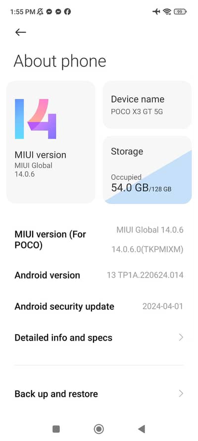 Xiaomi POCO X3 GT