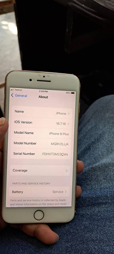 Apple iPhone 8 Plus 64gb 10/9condtion