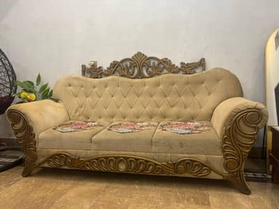 Luxury Royal Sofa Set 5 Seater – 3 Seater + 2 Seater + 1 Seater