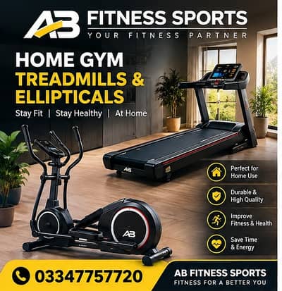 Elliptical / Exercise bike / Gym cycle / Exercise cycle / Treadmill