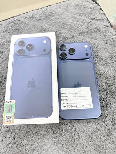 iPhone 17 Pro Max 256GB PTA Approved | 100% Battery Health
