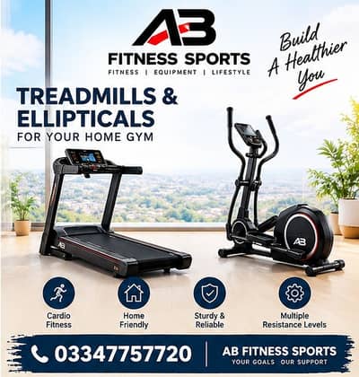 Treadmill / Walking pad / Ellipticals / Exercise bike / gym equipment
