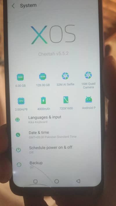infinix s5 6/128gb گائوں پرووالی شہر ظفروال