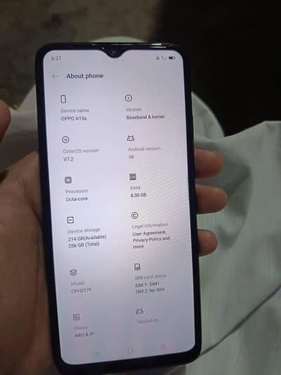 OPPO A15s