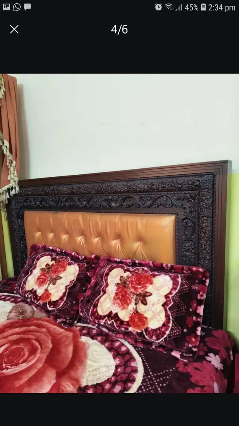 Double bed without mattress 2