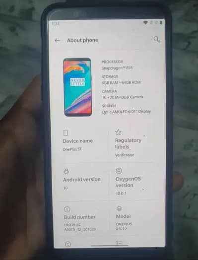 One Plus 5T
