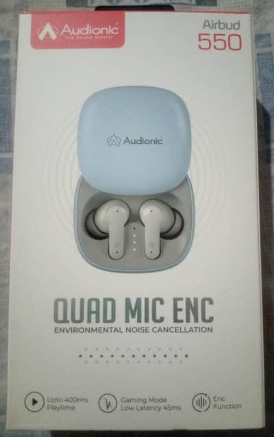 Audionic Airbud 550 ||Condition 10/10 just box hy 1 din b used nahi