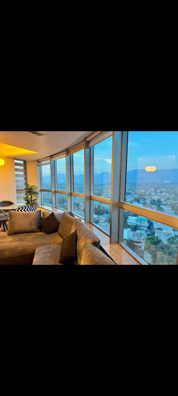 1BED LUXURY FURNISH APARTMENT AVAILABLE TONIGHT FOR RENT IN ISLAMABAD CENTURES MALL