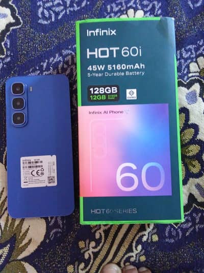 Infinix hot 60i with 1 year warranty
