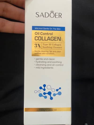 Oil Control Collagen Face Wash - Gentle & Hydrating - SADOER 100g