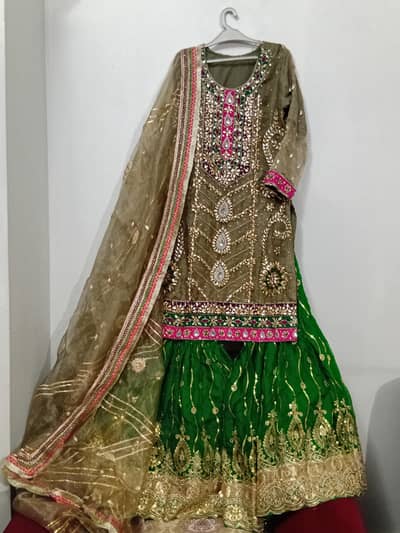 Mayon Gota Work Suit | Gharara | Perfect condition