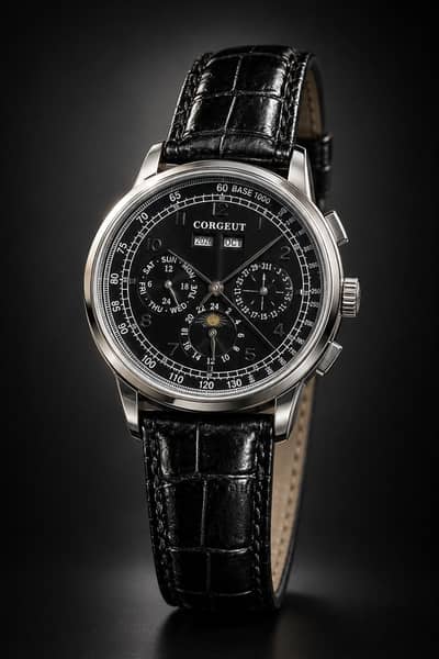 Corgeut Men's Chronograph Stainless Steel Watch