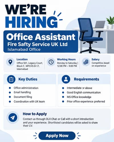 Need Female assisstance for our pakistan based office