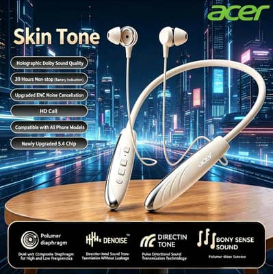 Acer OHR526 Wireless Neckband Bluetooth Long Battery Premium Quality
