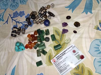 Dzi Antique Vintage beads and stones