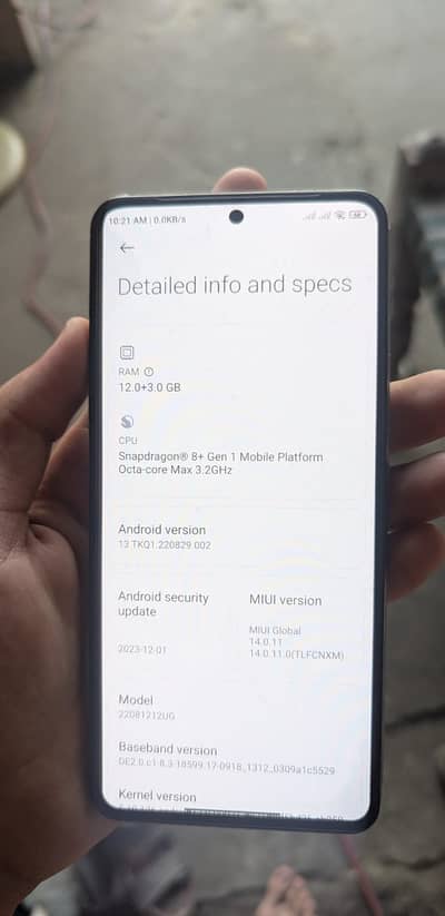 Xiaomi Mi 12T Pro 12+3GB 256GB Gaming Beast SD 8+ Gen 1