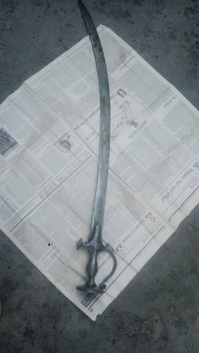 Antique Long Showpiece - 100 Years Old - Flower Design Handle - Rare