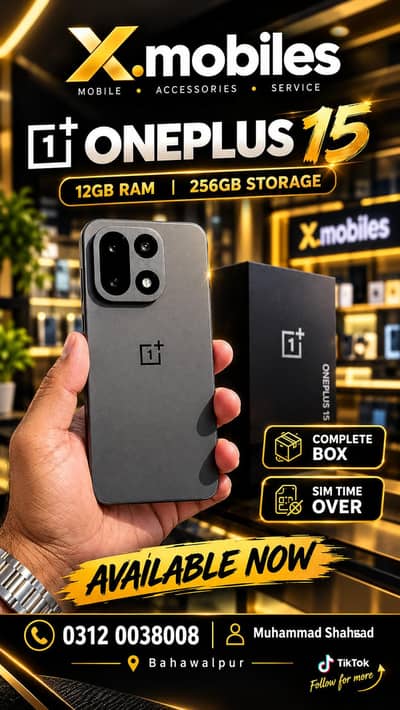 One Plus 15 Complete Box 12/256