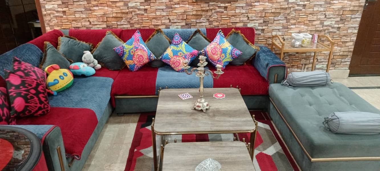 L shaped sofa 1