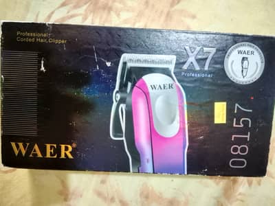 WAER X7 Professional Corded Hair Trimmer (Model 08157)