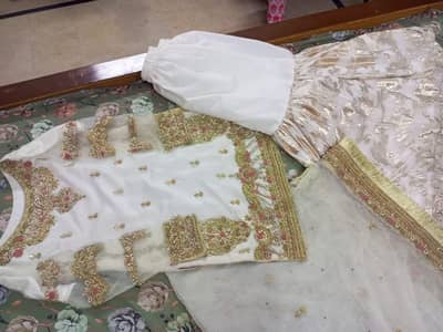 white nikkah dress