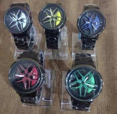 Men's Luxury Wheel Rim Sports Watch - Cash On Delivery