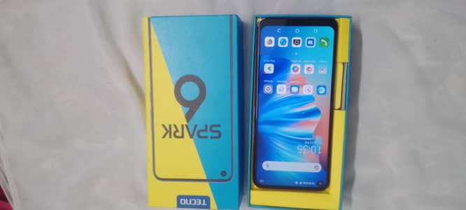Tecno Spark 6 4/64 first hand used 10/10.