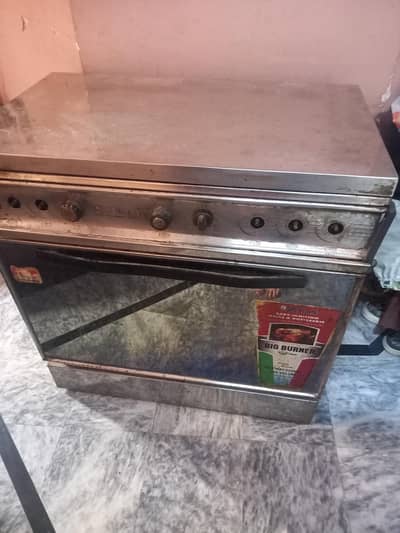5 burner used stove