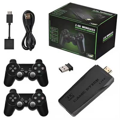 2.4G wireless gaming stick with 4000 built in games