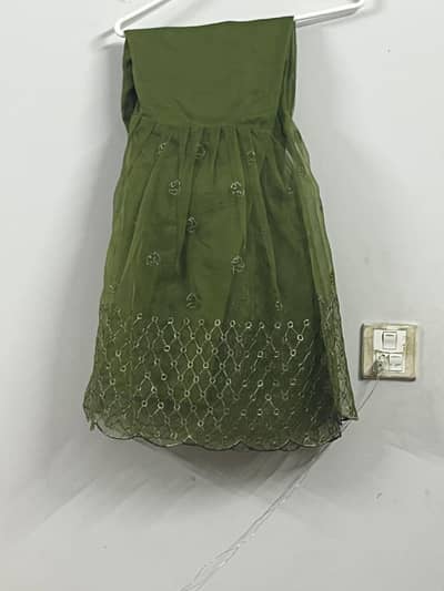 wedding wear green gharara dress