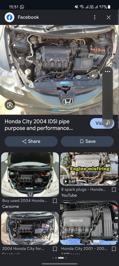 1.3 honda city 2004-2007 complete engine with auto wiring and ecu