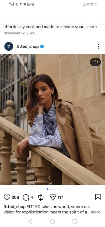 coat from fitted