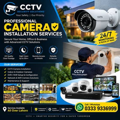 Professional CCTV Camera Installation & Security Solutions Service