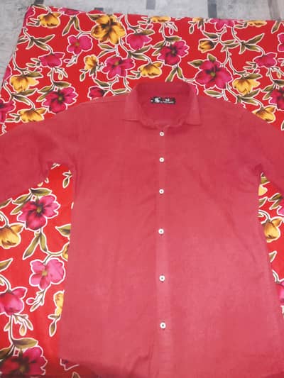 Polo by Ralph Lauren Button Front Shirt Men's Marooned Small Casual