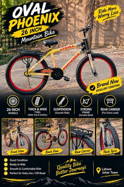 Phoenix Oval Mountain Bike 26 Inch – Excellent Condition | Rs. 23,000