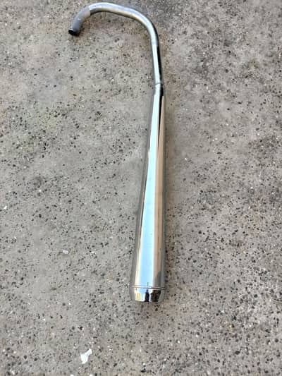125 chrome silencer