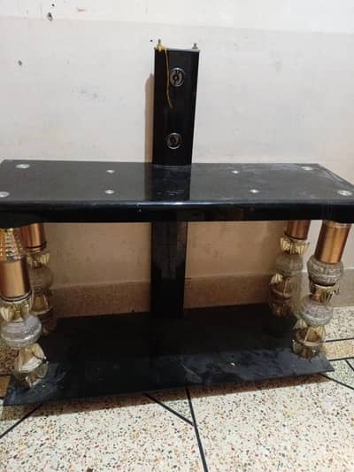 Black tv table
