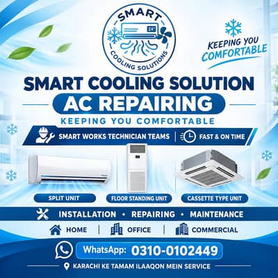 Professional AC Repair& service in Karachi Fast & on time technician