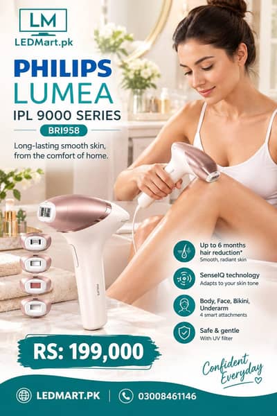 philips ipl laser hair removing 9000 series ipl 958
