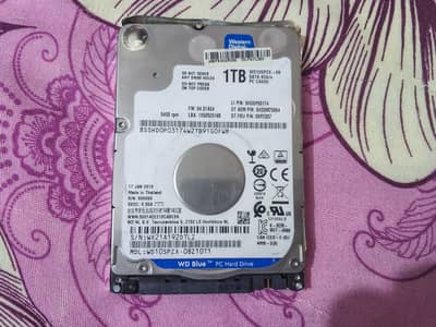 1 TB WESTERN DIGITAL HDD 100% HEALTH 10/10