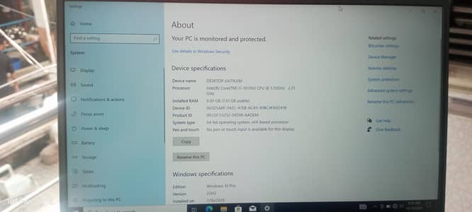 i5 10th gen 8/256 GB ssd  demand 58000  only cl  no sms