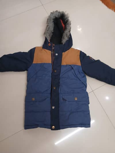 Kids’ Fur-Trimmed Hooded Jacket for Sale